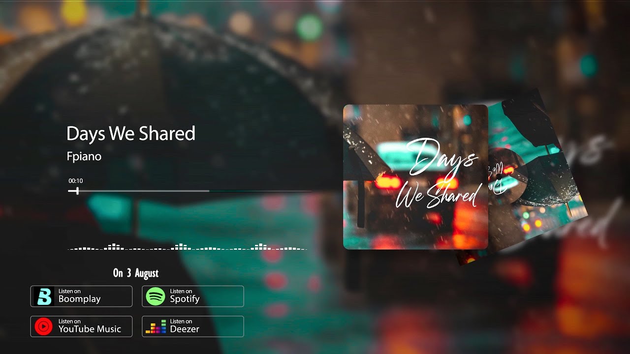 Дни, которые мы разделили - Фпиано (Официальное музыкальное видео)