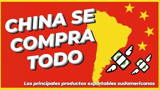 Los 10 productos que CHINA le compra a Sudamérica