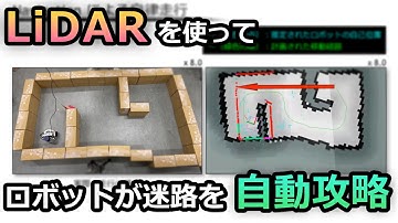 LiDARを用いた自律移動ロボットによる迷路の攻略