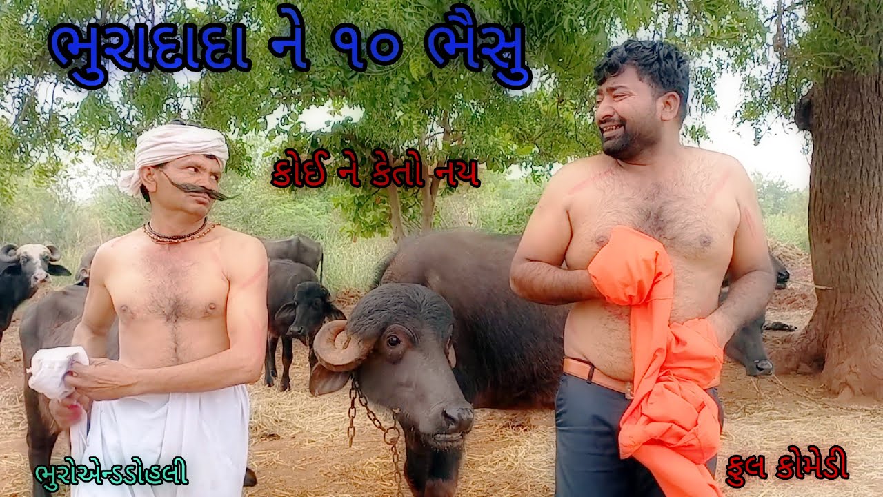ભુરાદાદા ને ૧૦ ભૈસુ |bhuroanddohali |gujaraticomedy |gujaratinatak