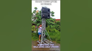 CRANK TRUSS SPEAKER/ARRAY LIFTER