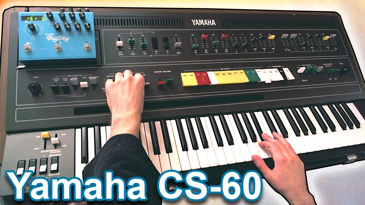 Yamaha CS-60 + Strymon Big Sky = Ambient chillout music 【Synth Demo】