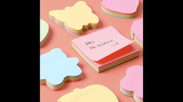 How to make custom sticky note at home |  Easy diy ideas 🌸