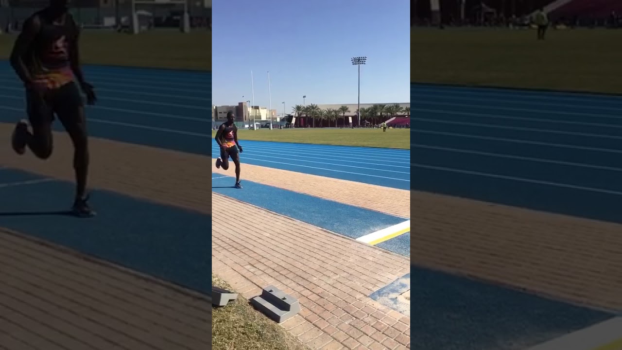 Long jump take of leg as you drive your knee up and forward YouTube