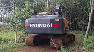 รีวิวรถขุดจากแดนเมืองโสม HYUNDAI HX210HD เดินเร็วจัดขุดแข็งดินลูกรังจารย์ยอดจัดให้ excavator