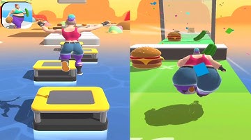 FAT 2 FIT 🍔🍕🍟 All Levels Gameplay Android,ios Game New Update LEVEL(40-41)