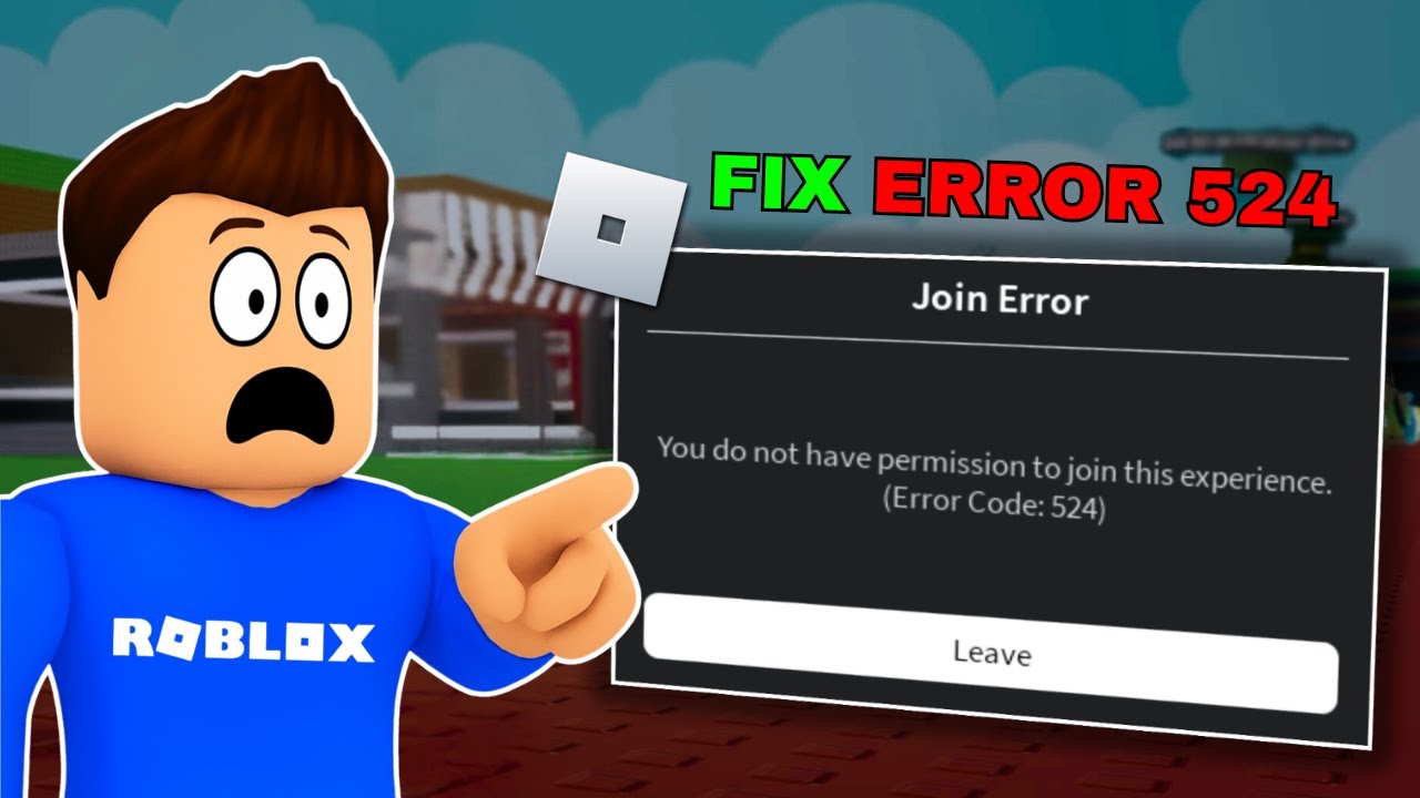 How to Fix Roblox Error Code 524 (Join Friend Server FIX!) - YouTube