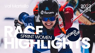 Val Martello / World Cup | Sprint Women Race Highlights 2024 | ISMF