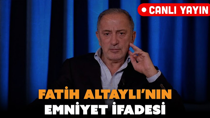 SON DAKİKA! | Fatih Altaylı emniyet sorgusunda neler anlattı? | Canlı Yayın