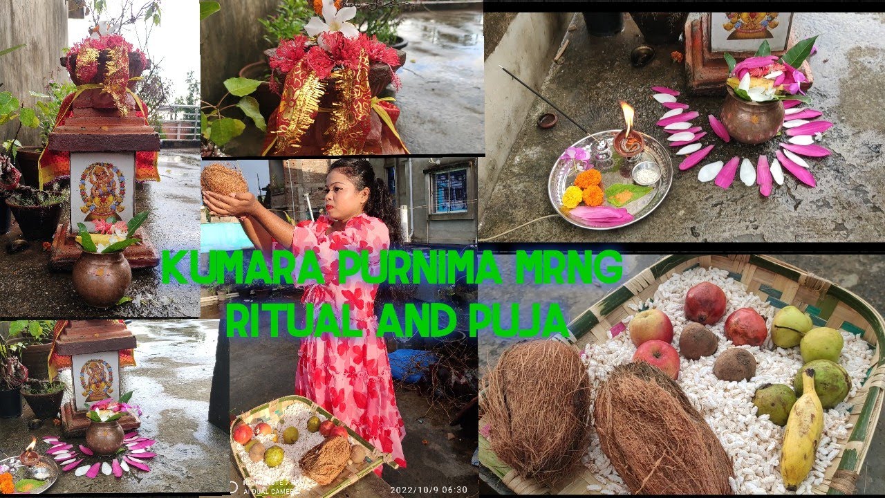 Kumar purnima re mu ete barsa re sakalu kemeti puja kareli sana bhauni saha//khushi life odia vlog 🥰