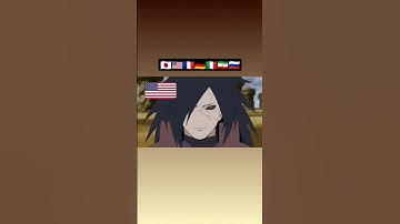 Uchiha Madara. Fire element in different languages
