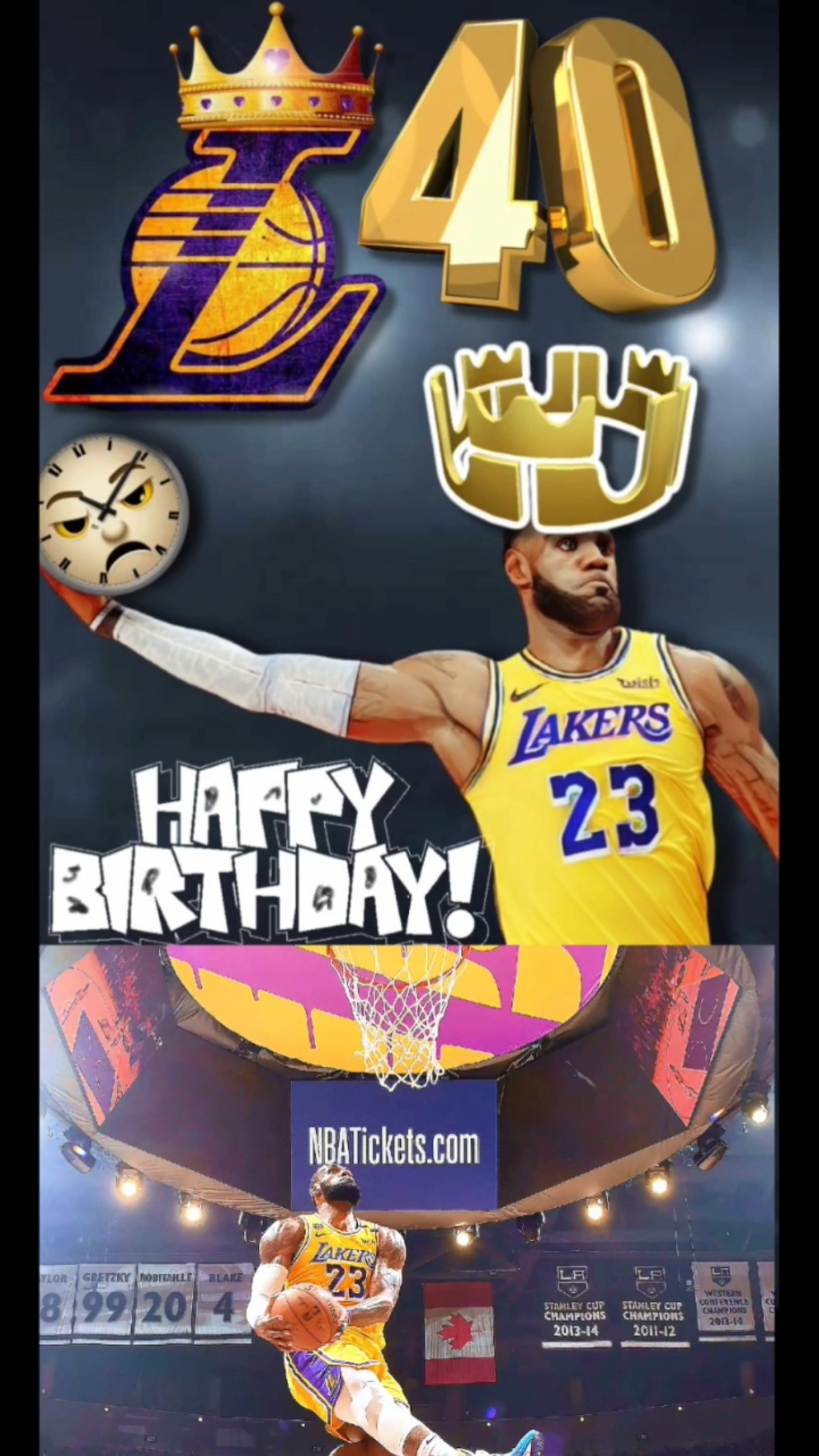 ITS THE GOATS BIRTHDAY TODAY #nba #lebronjames #lakers #losangeles #goat #legend #basketball #hoops