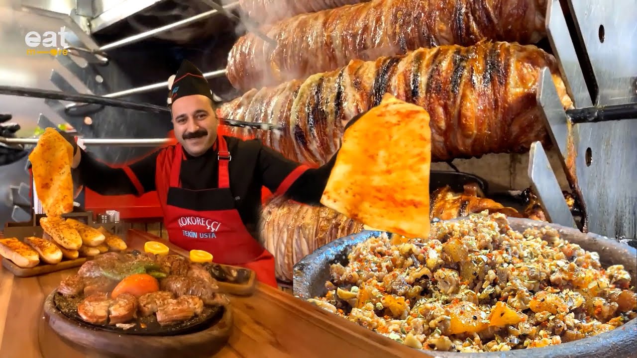 Istanbul Kokorec Restaurants are Competing Turkish Street Food