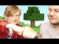 PLAYING MINECRAFT WITH A REAL LIFE FAN!