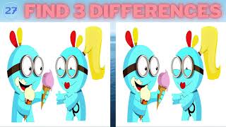 Find 3 Differences | Exercise Your Brain | 3 Games | Video 228