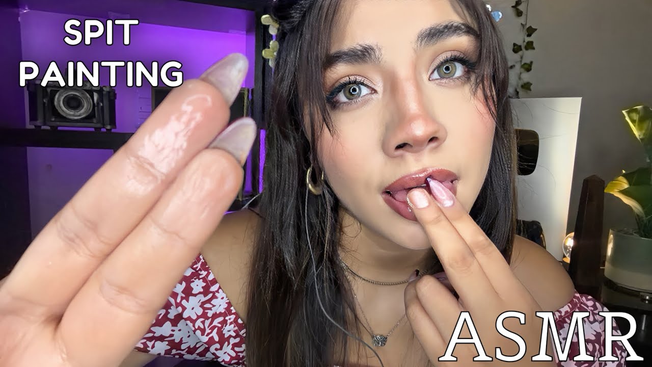 ASMR ESPAÑOL / EL SPIT PAINTING con MÁS BABA del CANAL + ATENCIÓN PERSONAL REALISTA
