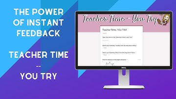 How to Use Instant Feedback with Google Slides
