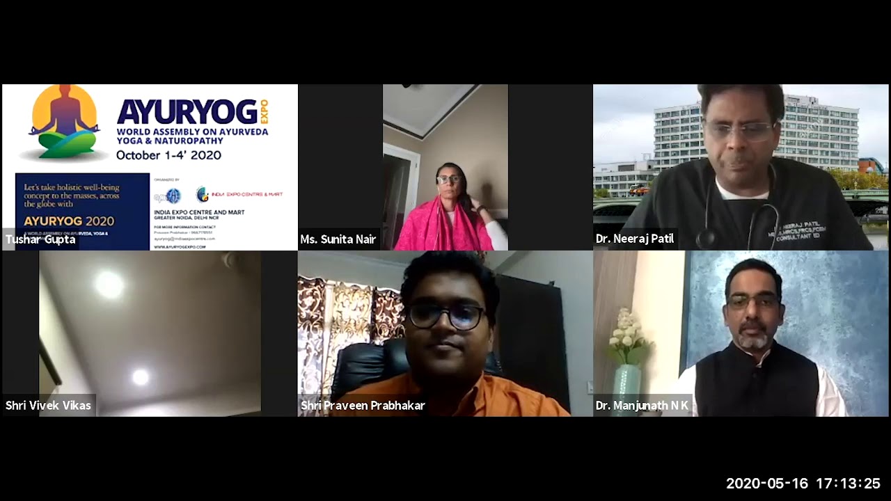 Ayuryog webinar 12 - 'Experiencing Corona' , An Inside Story.