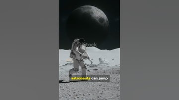ASTRONAUT JUMPS ON THE MOON IN LOW GRAVITY!#shorts #ytshorts #moon #astronaut