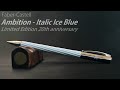 Faber Castell Ambition Ballpoint Pen, Italic Ice Blue｜ファーバーカステル アンビション・イタリック・アイス・ブルー（20周年記念デザイン）