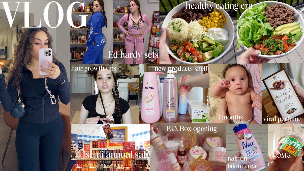 VLOG: semi annual sale +ed hardy sets +new product shelf  +hair growth tips +pico recipe +etc.