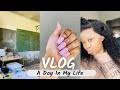 VLOG:DAY IN THE LIFE OF A TEACHER|Hair installation+Nails|4:30am Rountine|Make-up & more|SA YouTuber