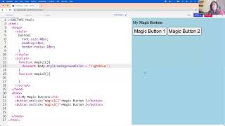 Magic Buttons That Modify The Page Styles Dynamically Using JavaScript
