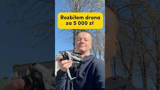 Jak rozbiłem drona DJI Mini 5 Pro? #drone #dji #djimini5pro #ciekawostki #shorts #podróże