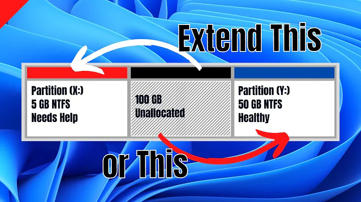 Extend a Drive in Windows When The Unallocated Space is to The Left, to The Right or Not Even Close