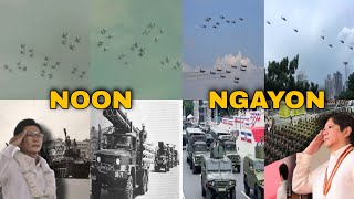 WATCH MARCOS Military Parade THEN and NOW ganito na tayo kalakas