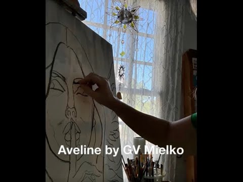 Painting Aveline – A Spiritual Art Process with artist GV Mielko