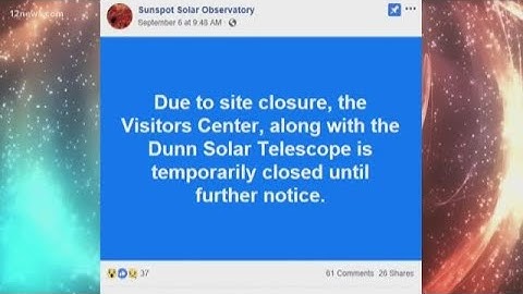 Sunspot Solar Observatory sparks internet debate