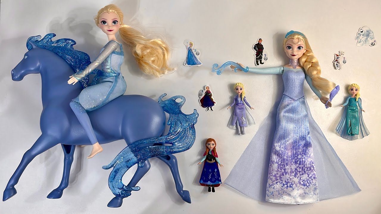 Frozen Elsa and Anna Playset | Satisfying Unboxing Disney Princess MATTEL Doll Collection | ASMR