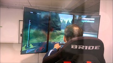 6DoF Motion Simulator run with WRC game (ps-6tm-350 Dirt 3)