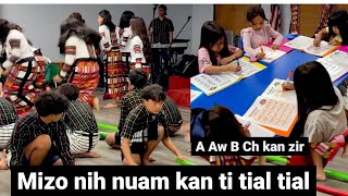 Usa Ah Mizo Tawng Leh Cultural Dance Thupui Ber Ah Neiin Kan Zir Mup Mup Mai Le
