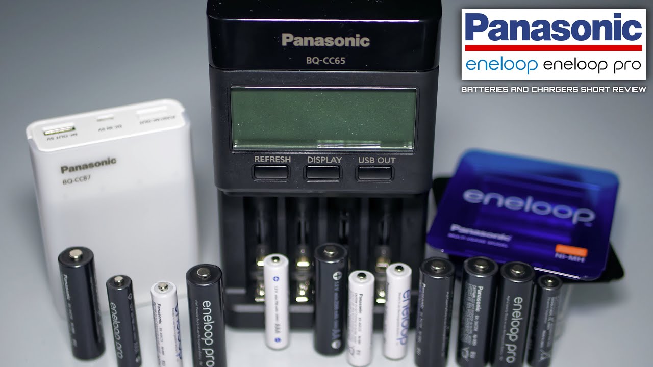 Panasonic Eneloop / Eneloop Pro Batteries And Chargers Short