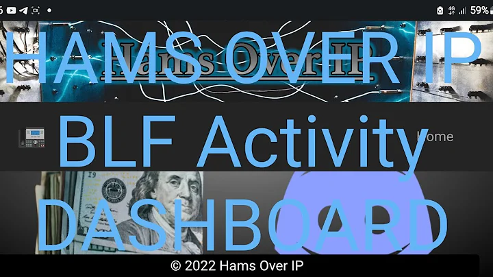 Hams Over IP - SIP server BLF Activity Dashboard