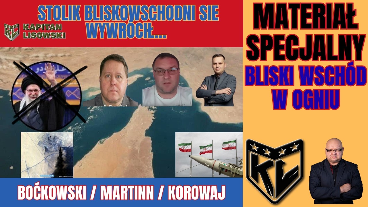 Bliskowschodni stolik się wywrócił. Prof. Boćkowski, Martinn,  płk Korowaj i Kapitan Lisowski