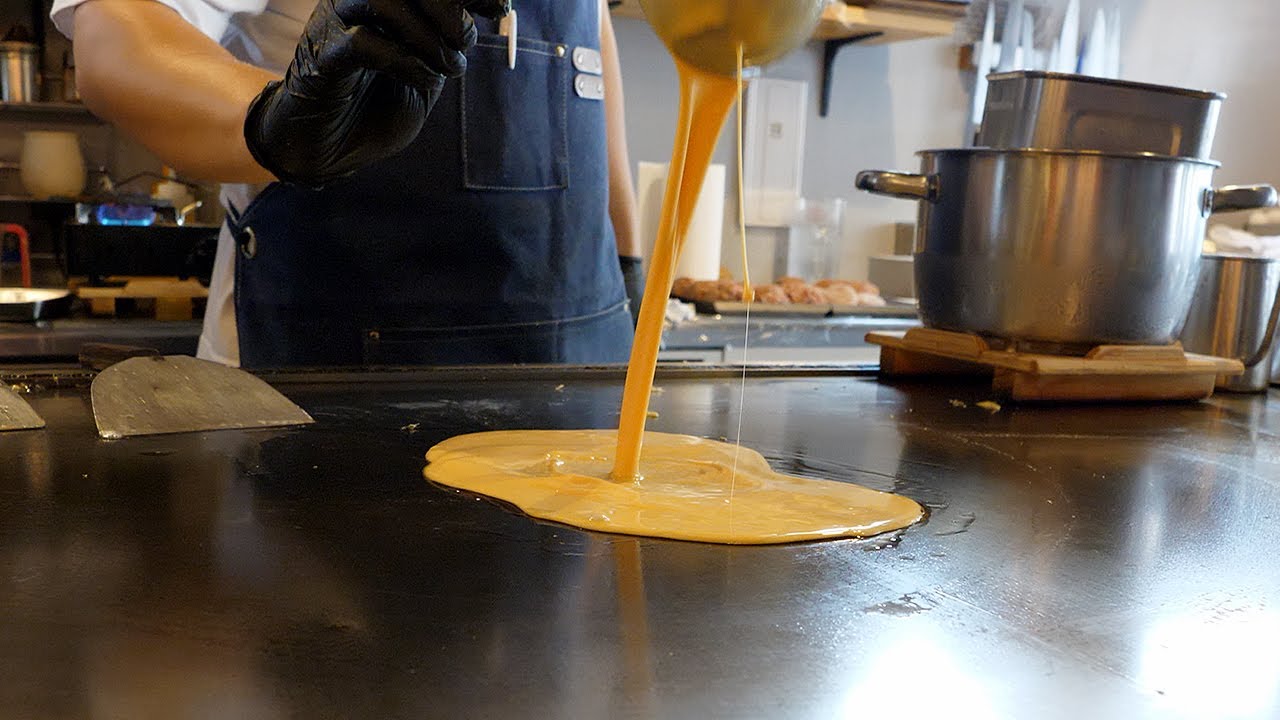 ⁣어마어마한 웨이팅! 일본에서 유명한 함박 오므라이스 / always waiting! amazing japanese hamburger omelet rice