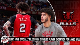 Chicago Bulls Officially File For Disabled Player Exception On Lonzo Ball's Contract