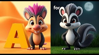 ABC Bedtime Story 🌙📖 | A for Aardvark to Z for Zorille | Gentle Alphabet for Kids screenshot 1