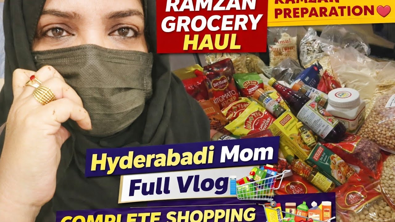 Hyderabadi Mom Ramzan Grocery Shopping ll Full Ramzan Grocery Haul ll Budget Grocery Haul 