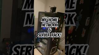 My Home Network Setup and Server Rack! #homelab #homenetwork #serverrack #youtube #shorts #tech #vid