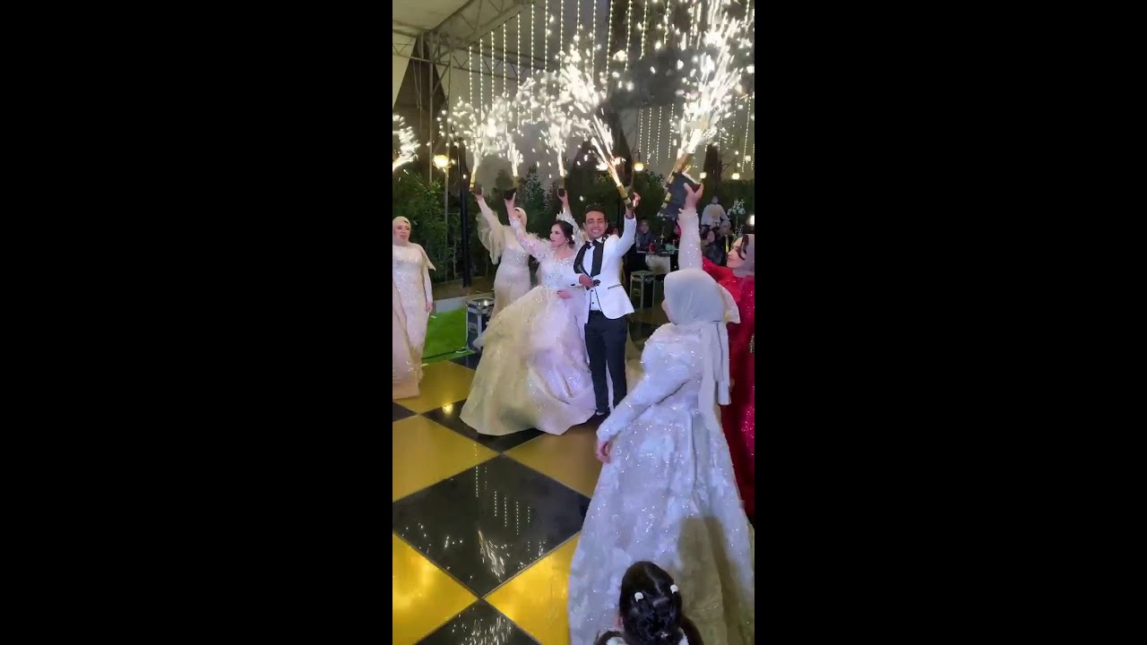 دخلة البنات اصحاب العروسه حلوين اوي ولعوا الفرح هتعيدو الفيديو🔥🎤👰💃