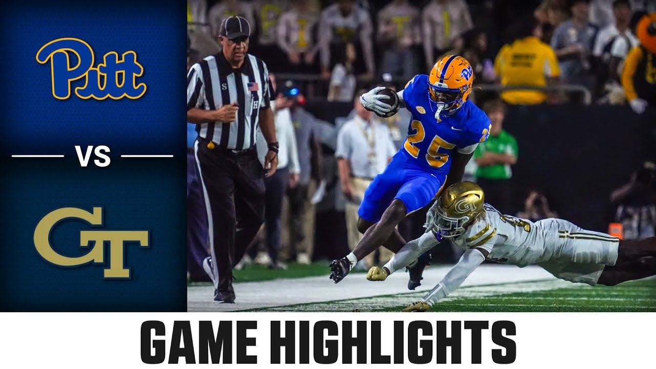 Pitt vs. Georgia Tech Game Highlights | 2025 ACC Football - YouTube