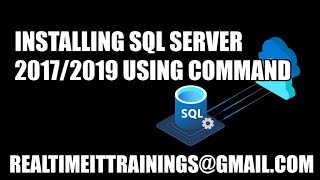 Installing SQL Server from Command line(CMD) – MSSQLTREK