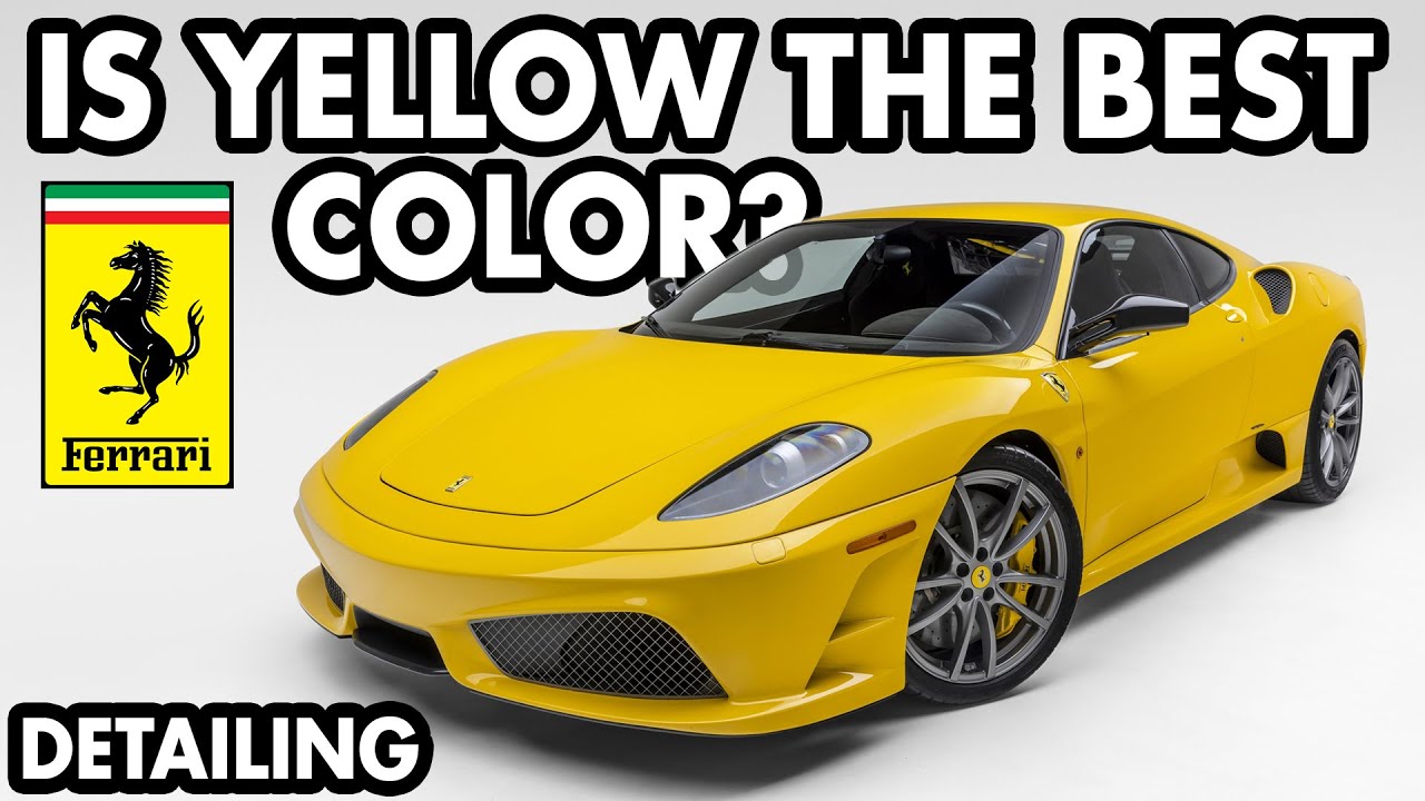 The ORIGINAL Ferrari Color YELLOW Detailing A Ferrari 430 Scuderia The ORIGINAL Ferrari Color YELLOW Detailing A Ferrari 430 Scuderia