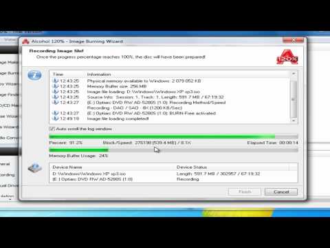 ოპერაციული სისტემის ჩაწერა CD-დისკზე