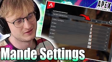 Mande Apex Settings 2025 - Sensitivity, Dpi, Keybinds, Video & Setup