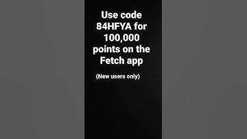 Fetch free points referral code